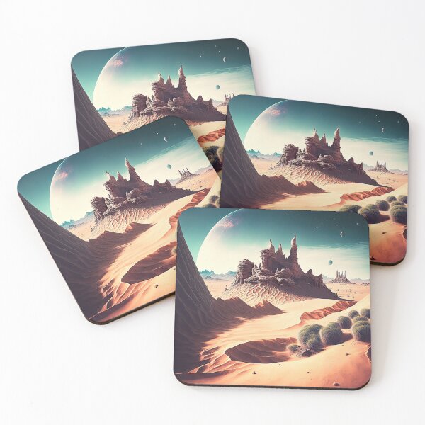 Item preview, Alien planet landscape designed and sold by mrlongfield.