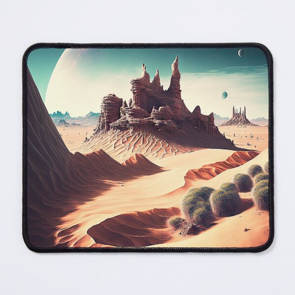 Item preview, Alien planet landscape designed and sold by mrlongfield.