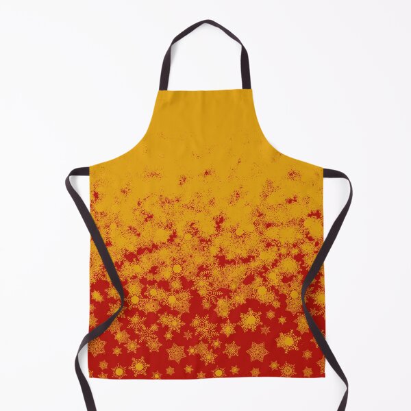 Item preview, Blizzard - Yellow on a red background designed and sold by illustratious.