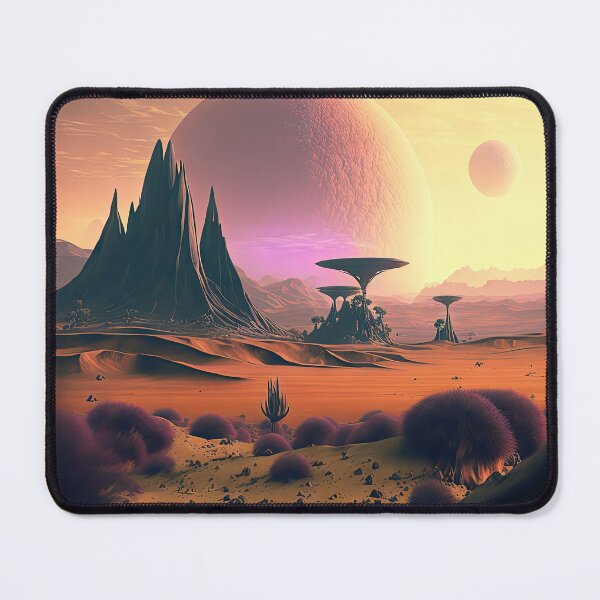 Item preview, Alien planet landscape designed and sold by mrlongfield.