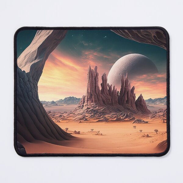 Item preview, Alien planet landscape designed and sold by mrlongfield.