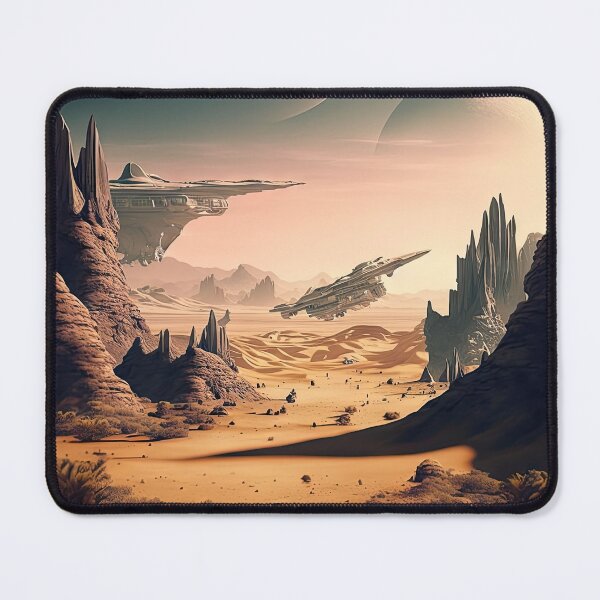 Item preview, Alien planet landscape designed and sold by mrlongfield.