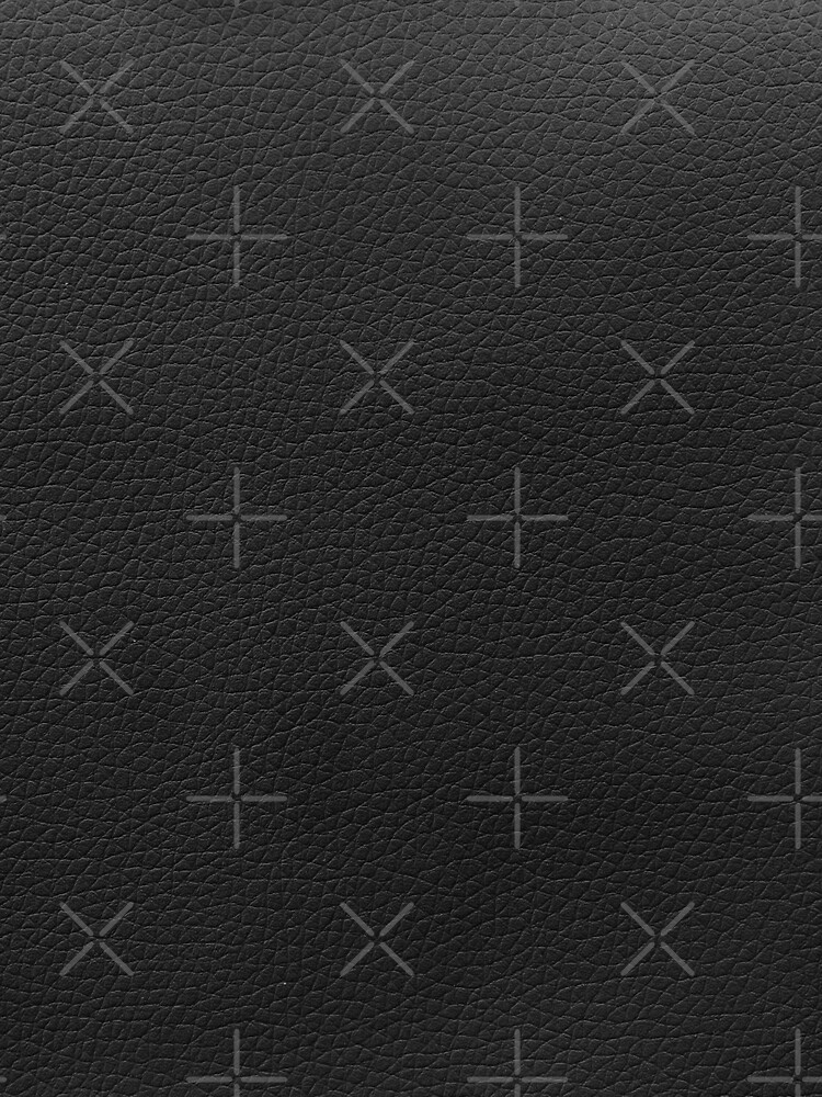 "Black Leather Ethical Cowhide and Skin" Sticker by koovox Redbubble