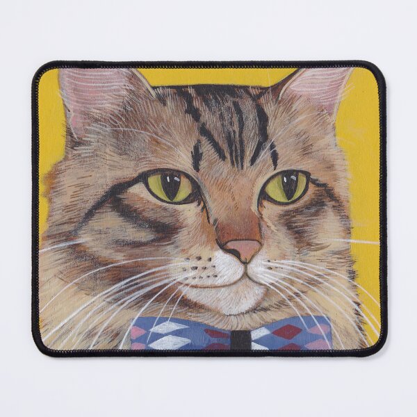 Item preview, Andy Turner Original Tabby Cat Portrait with Bow Tie designed and sold by Andy Turner.