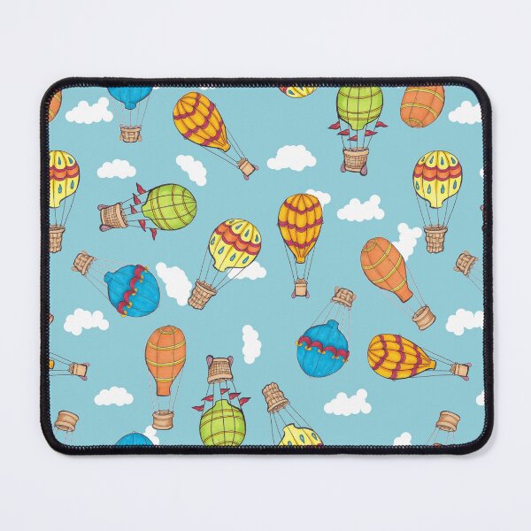 Item preview, Playful Colorful Hot Air Balloons designed and sold by Wyrd & Witchy Art and Design.