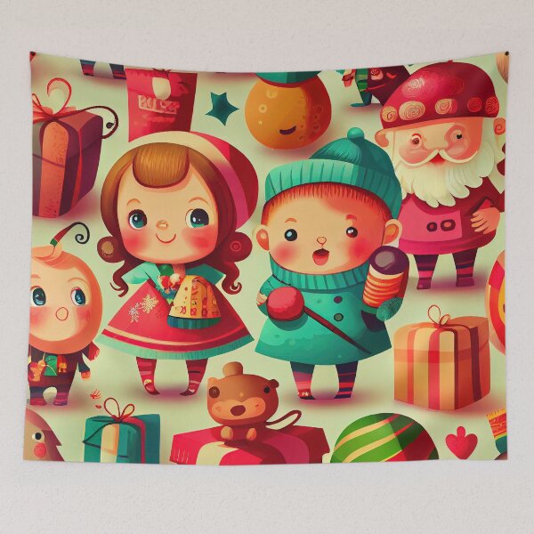 Item preview, Kids, Santa, Gifts, Joy, Merriment designed and sold by MrBeerholder.