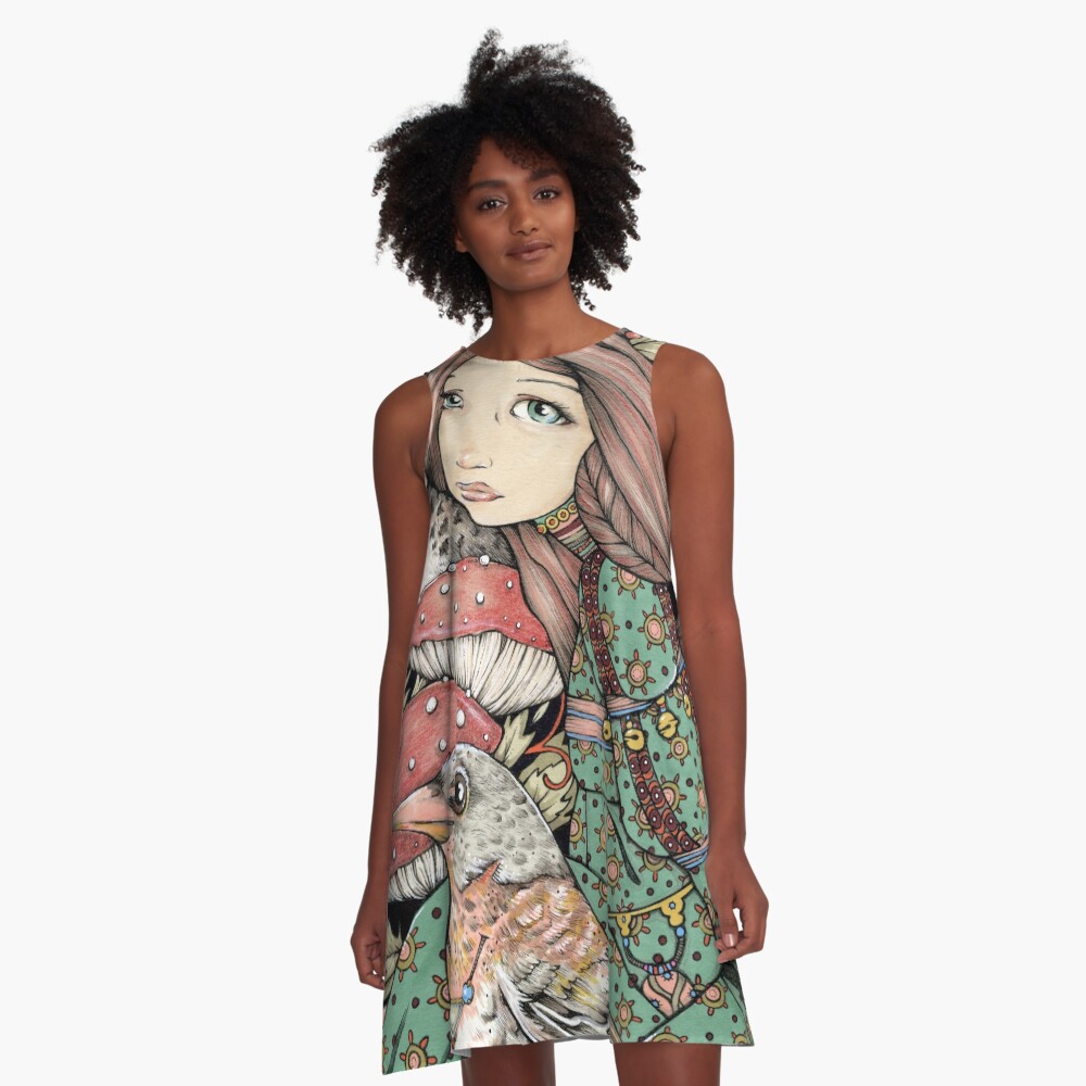 Item preview, A-Line Dress designed and sold by AnitaInverarity.