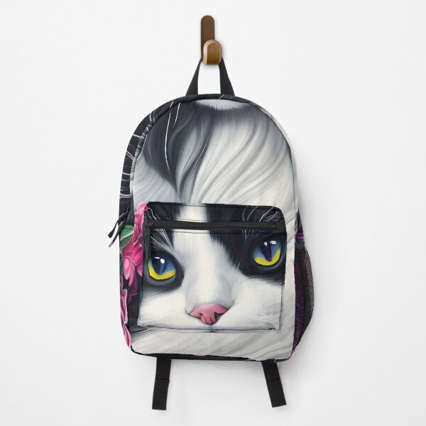 Item preview, Black and White Cat - Modern Digital Art designed and sold by Ai-michiart.
