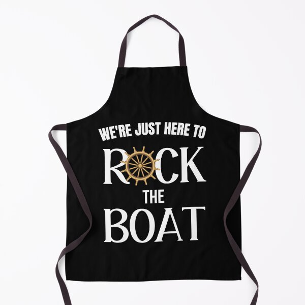 Item preview, We're here to rock the boat cruise travel designed and sold by Comfy Creations.