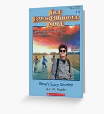 Steve's Scary Situation Greeting Card
