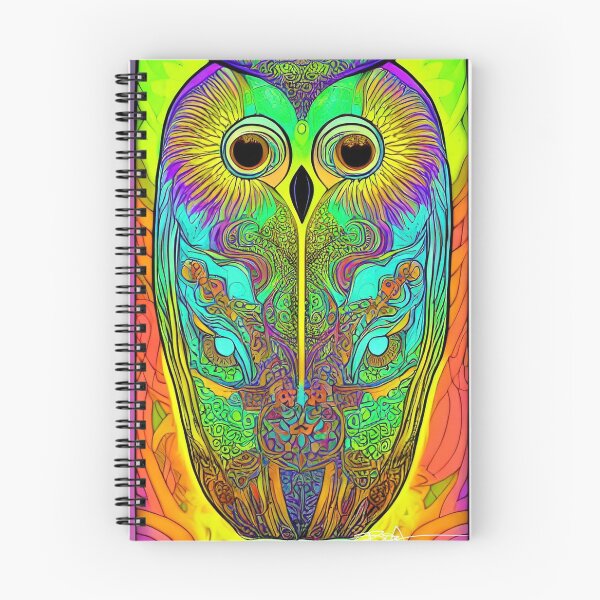 Item preview, Psychedelic Owl Acid Vibes 3 designed and sold by Benito Del Ray.