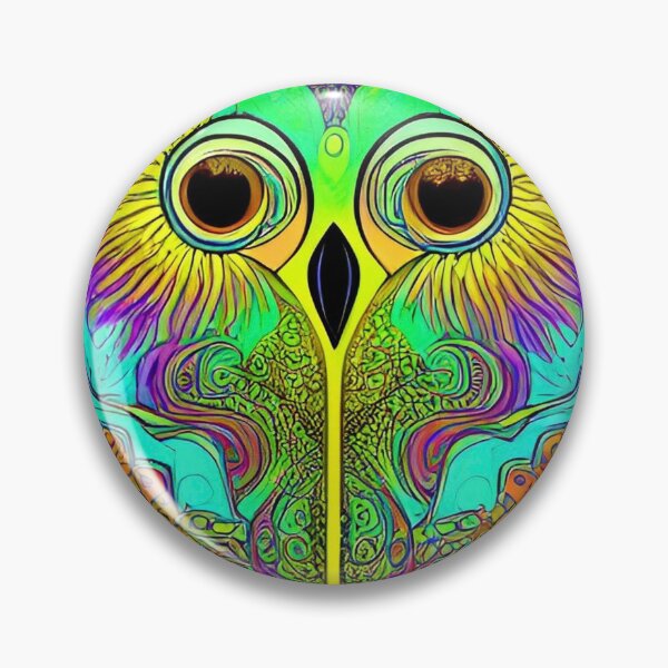 Item preview, Psychedelic Owl Acid Vibes 3 designed and sold by Benito Del Ray.