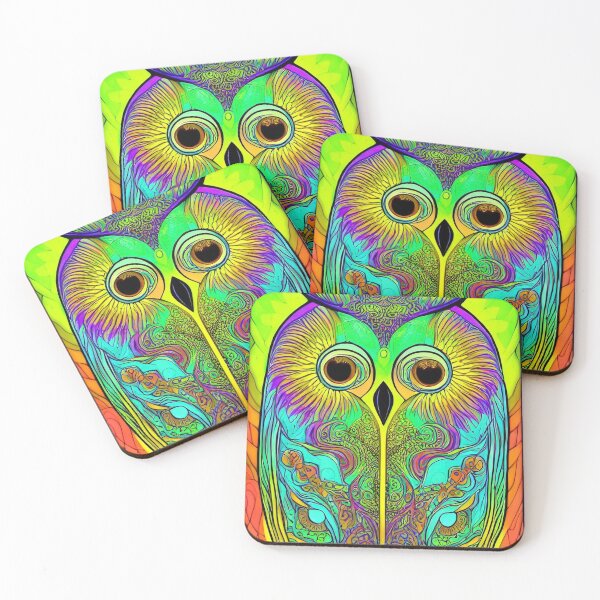 Item preview, Psychedelic Owl Acid Vibes 3 designed and sold by Benito Del Ray.