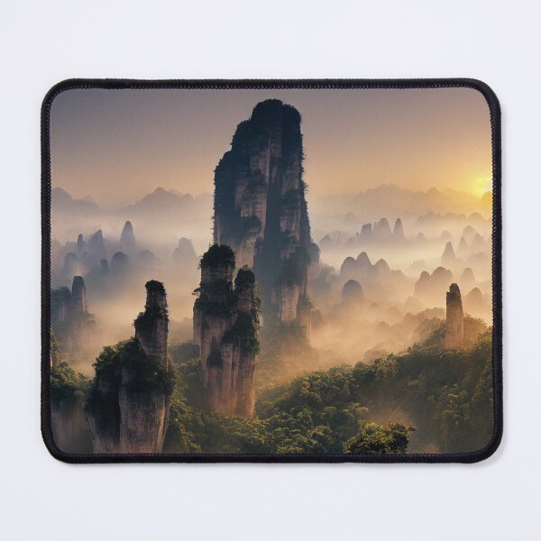 Item preview, Floating mountains of china designed and sold by CreativeHabbit.