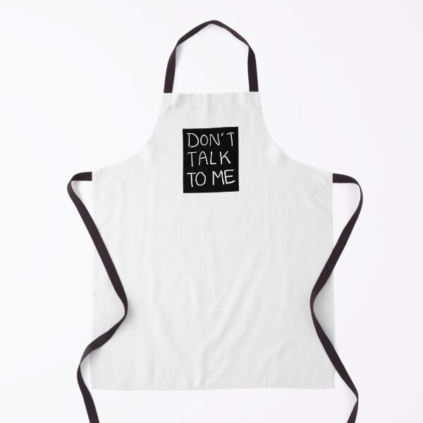 Item preview, Don't Talk to Me Relaxed Minimalist Handwritten Black and White Text Design designed and sold by TangledNonsense.