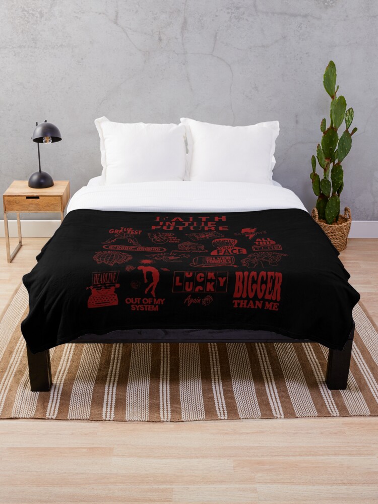 Tomlinson Art Blanket Bedspread On The Bed Living Room Bed Covers
