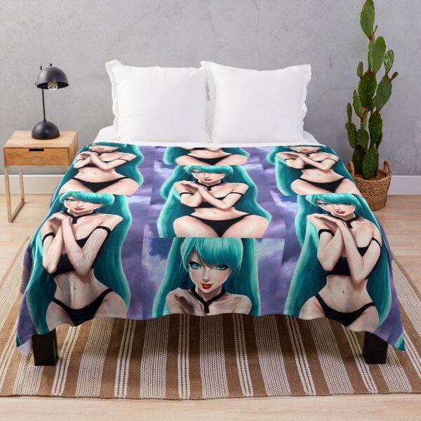 Item preview, Taylor Anime Kawaii Blue Hair Cartoon Midnights  designed and sold by StickerBird.