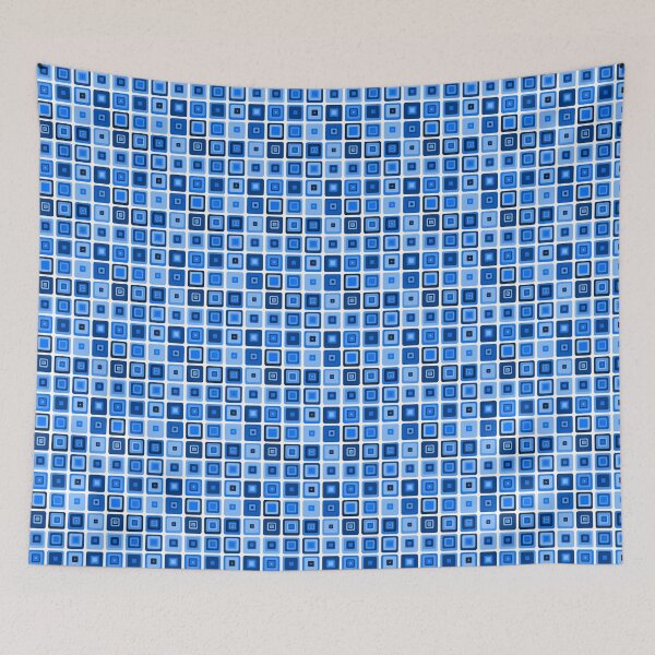 Item preview, Abstract Blue Squares Pattern designed and sold by SaradaBoru.