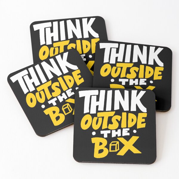 Item preview, Think Outside of The Box Quote Saying Design designed and sold by ivaostrogonac.