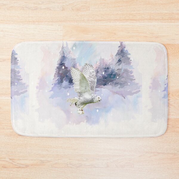 Item preview, Winter Nights Snowy Owl designed and sold by Inspirely.