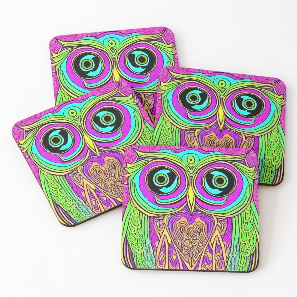 Item preview, Psychedelic Owl Acid Vibes 2 designed and sold by Benito Del Ray.