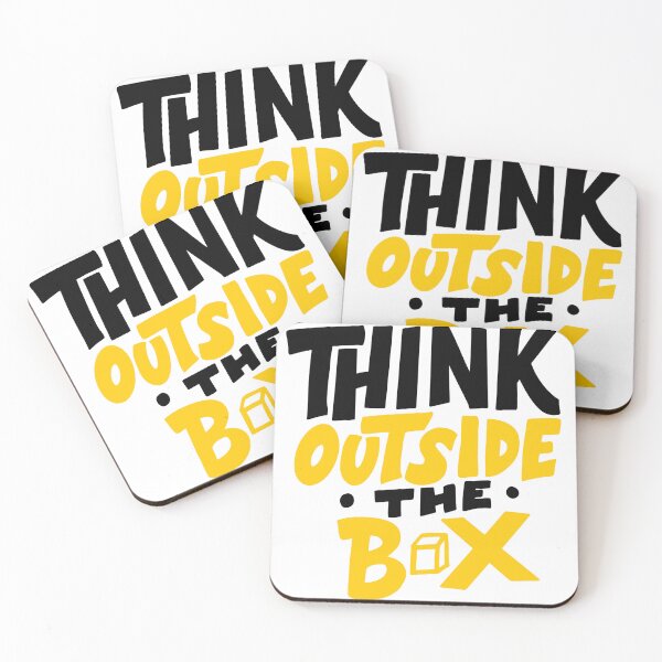 Item preview, Think Outside of The Box Quote Saying Design designed and sold by ivaostrogonac.