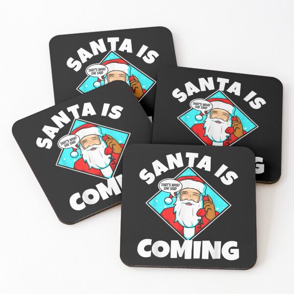 Item preview, Santa Is Coming Calling designed and sold by Jade Brent.