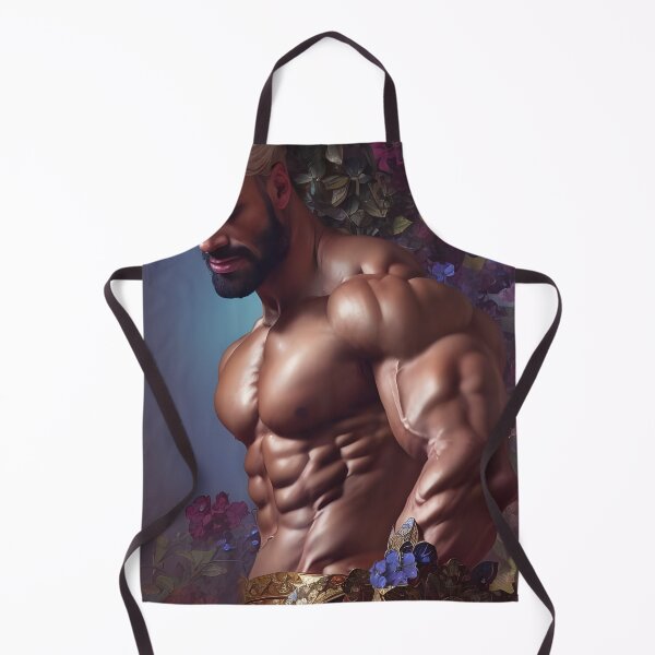 Item preview, Blonde Floral Hunk With Beautiful Blue and Red Flowers designed and sold by withdiamonds.