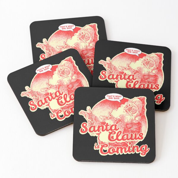 Item preview, Vintage Santa Claus Is Coming designed and sold by Jade Brent.