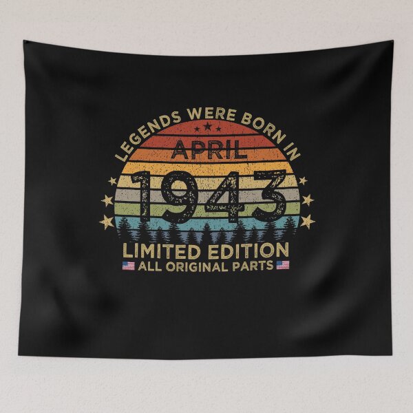 Item preview, Legends Were Born In April 1943 Limited Edition Patriotic designed and sold by cssdru.