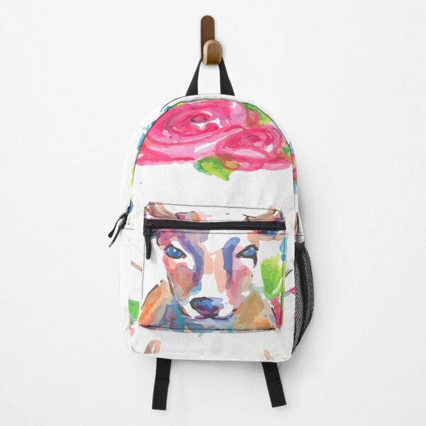 Item preview, Beautiful Deer with Flowers Splash Paint designed and sold by Shekevara.