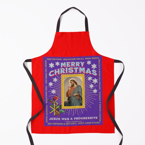 Item preview, PMD00063 Progressive Movement Designs Jesus was a progressive bird Merry Christmas not ugly sweater for Christian progressives designed and sold by ProgressiveLeft.