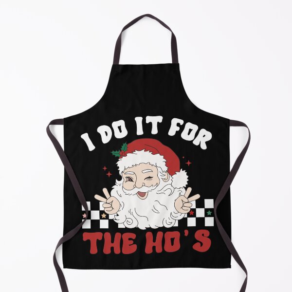 Item preview, I Do It For The Hos Christmas Retro Groovy Santa Claus designed and sold by Tatus Brinal.