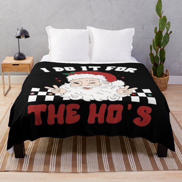 Item preview, I Do It For The Hos Christmas Retro Groovy Santa Claus designed and sold by Tatus Brinal.