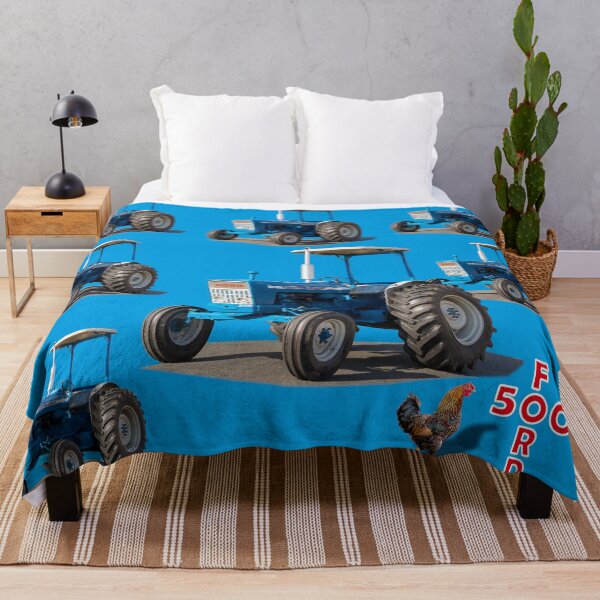 Item preview, Blue vintage tractor designed and sold by Millysuewood.