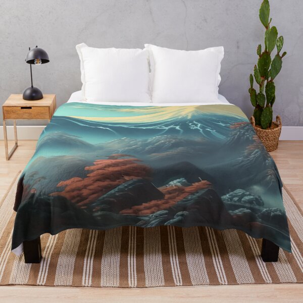 Item preview, Japanese style landscape - Mountains designed and sold by DJsworld.