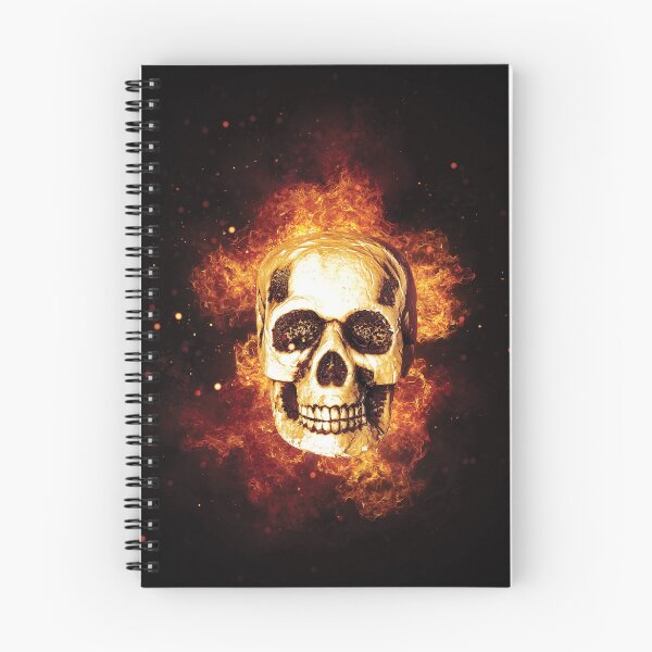 Item preview, Fiery Skull designed and sold by OutOfNowhere.