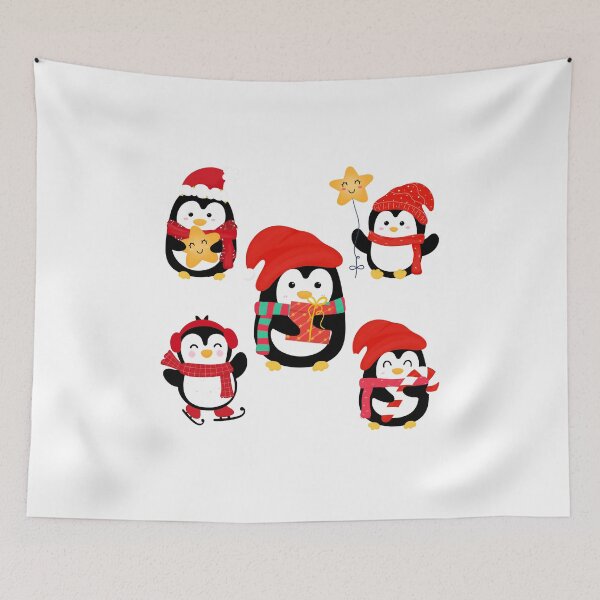 Item preview, Fun Winter Penguin Pattern designed and sold by Merigold.