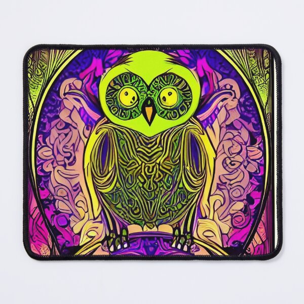 Item preview, Psychedelic Owl Acid Vibes 1 designed and sold by Benito Del Ray.