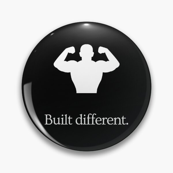 Item preview, Built Different - Gym Bodybuilding Fitness Motivation - Ad Parody designed and sold by MillennialMemer.