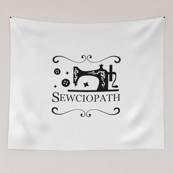 Item preview, Sewciopath Funny Sewing Lover Sewer Tailor Sewing Machine designed and sold by FirnandArt.