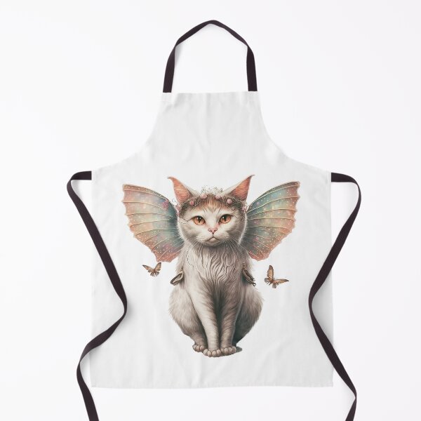 Item preview, Cute Adorable Cat Fairy With Butterfly wings - Boho Kitty designed and sold by photo4u2.