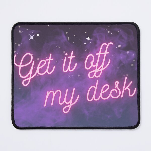 Item preview, Get It Off My Desk Lilac Foggy Night designed and sold by WellOwlBee.