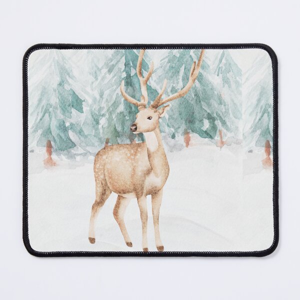 Item preview, Red Deer in Winter designed and sold by Inspirely.