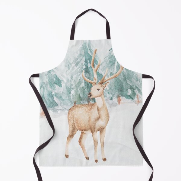 Item preview, Red Deer in Winter designed and sold by Inspirely.