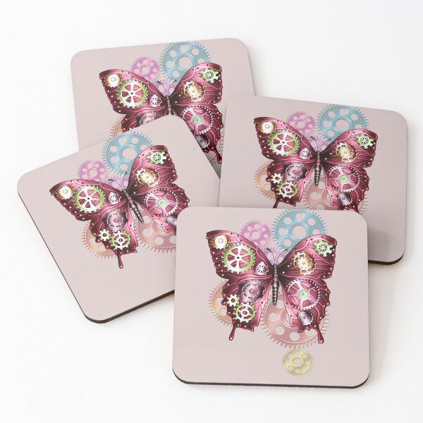 Item preview,    Steampunk gears and butterfly designed and sold by Gothic Fantasy.