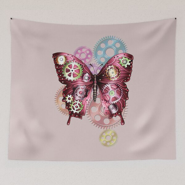Item preview,    Engranajes Steampunk y mariposa designed and sold by Gothic Fantasy.