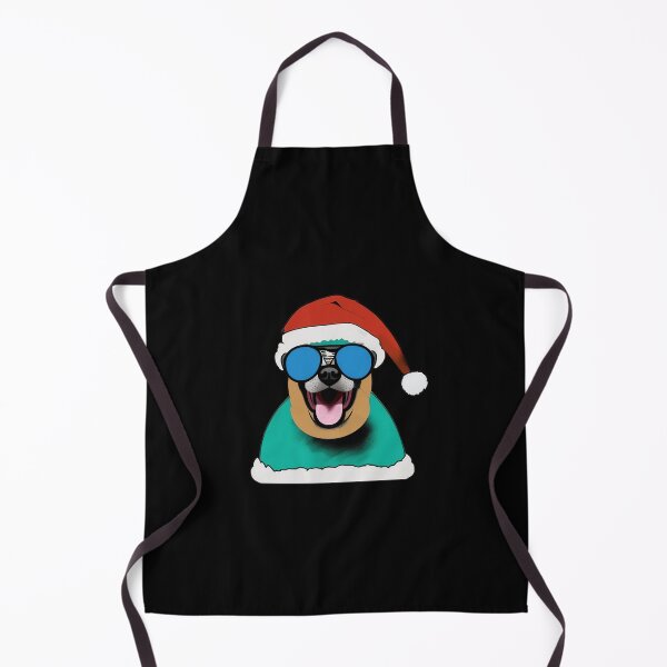Item preview, Hipster Christmas Dog designed and sold by Alex-JuJu.