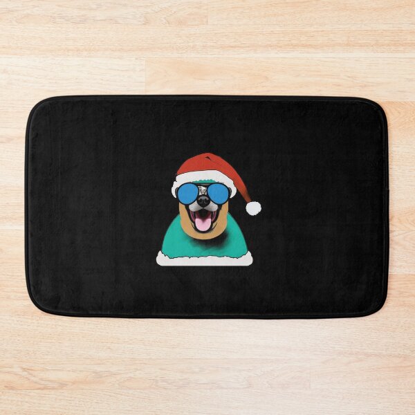 Item preview, Hipster Christmas Dog designed and sold by Alex-JuJu.
