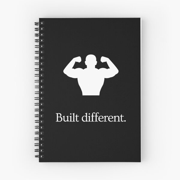 Item preview, Built Different - Gym Bodybuilding Fitness Motivation - Ad Parody designed and sold by MillennialMemer.